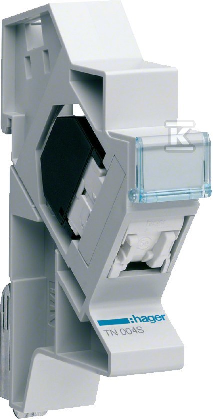 Patch moduł kat.5e UTP 1xRJ45 do TS35