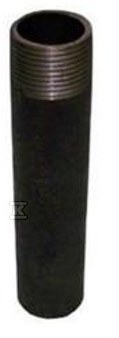 Sztucer stalowy czarny gwint jednostronny 5/4" L=80