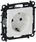 Gniazdo Schuko 2P+Z z przesłoną, zaciski śrubowe białe 16A - 250V~ VALENA LIFE