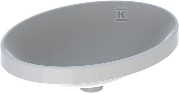 Umywalka Variform wpuszczana w blat, owalna, B55 cm, H17.8 cm, T40 cm, bez przelewu, bez otworu na baterię
