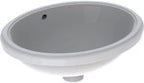 Umywalka podblatowa Variform, owalna, B49.5 cm, H18 cm, T42 cm, z przelewem, bez otworu na baterię