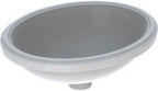 Umywalka podblatowa Variform, owalna, B49.5 cm, H18 cm, T42 cm, bez przelewu, bez otworu na baterię