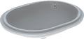 Umywalka podblatowa Variform, eliptyczna, B62.5 cm, H18 cm, T49 cm, bez przelewu, bez otworu na baterię