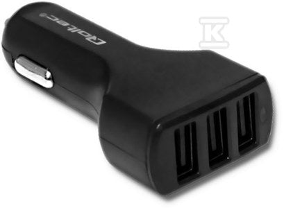 Ładowarka samochodowa 12-24V 24W 5V 4.8A 3xUSB
