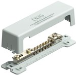 Adapter 45x45 2xRJ45 z klapkami przeciwkurzowymi (wypukły zaokrąglony) ALANTEC