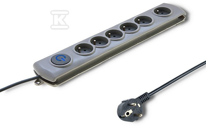 Listwa antyprzepięciowa Quick Switch 6 gniazd 3m