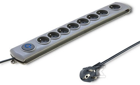 Listwa antyprzepięciowa Quick Switch 8 gniazd 1.8m