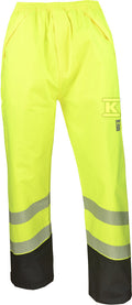 Spodnie shell HI-VI (fluo) żółte L