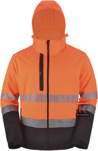 Kurtka softshell HI-VI (fluo) pomarańczowa M