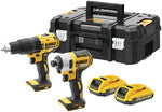 12V XR Zestaw dwóch narzędzi bezszczotkowych - 2 X 3 Ah DCK2110L2T-QW
