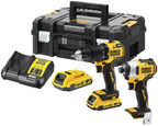 18V XR Zestaw dwóch narzędzi bezszczotkowych - 2 X 2 Ah DCK2062D2T-QW