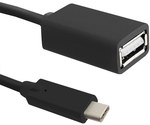 Kabel USB 3.1 typ C męski USB 3.0 A żeński 0.25m