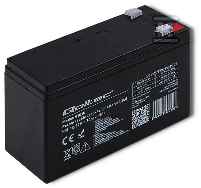 Akumulator AGM 12V 7Ah max. 105A