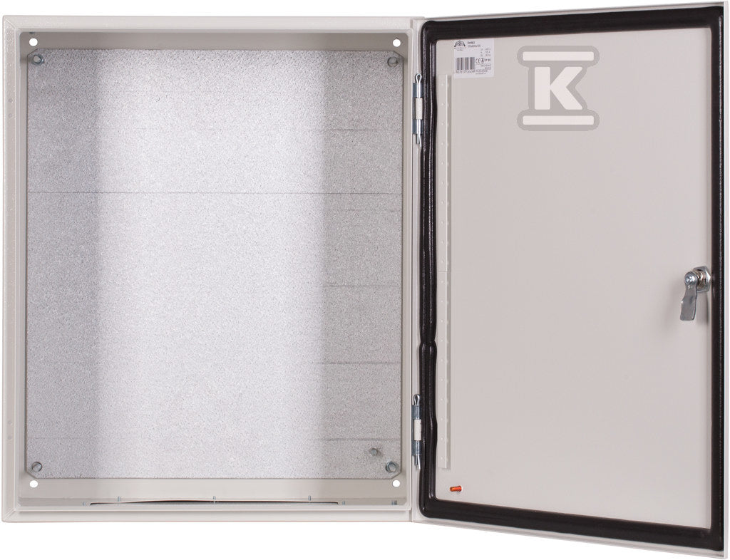 Rozdzielnia metalowa hermetyczna RH-563 500X600X300 IP65, płyta montażowa w komplecie.