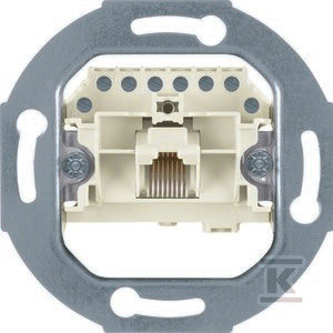 Mechanizm gniazda telefonicznego UAE pojedynczego (RJ11, RJ12, RJ45), kat. 3, One.Platforme