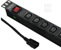 Listwa zasilająca do szafy RACK 19" 1U 10A PDU 8xIEC C13 2m