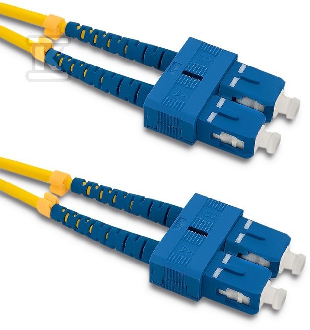 Patchcord światłowodowy SC/UPC - SC/UPC Singlemode 9/125 G652D Duplex 2m