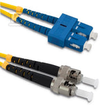 Patchcord światłowodowy SC/UPC - ST/UPC Singlemode 9/125 G652D Duplex 1m