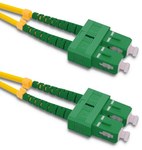 Patchcord światłowodowy SC/APC - SC/APC Singlemode 9/125 G652D Duplex 1m