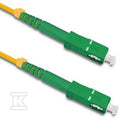 Patchcord światłowodowy SC/APC - SC/APC Singlemode 9/125 G652D Simplex 15m