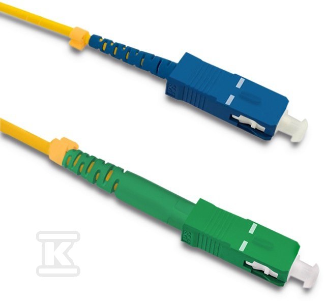 Patchcord światłowodowy SC/APC - SC/UPC Singlemode 9/125 G652D Simplex 3m