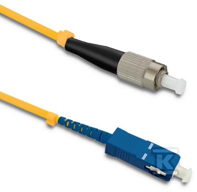 Patchcord światłowodowy FC/UPC - SC/UPC Singlemode 9/125 G652D Simplex 50m