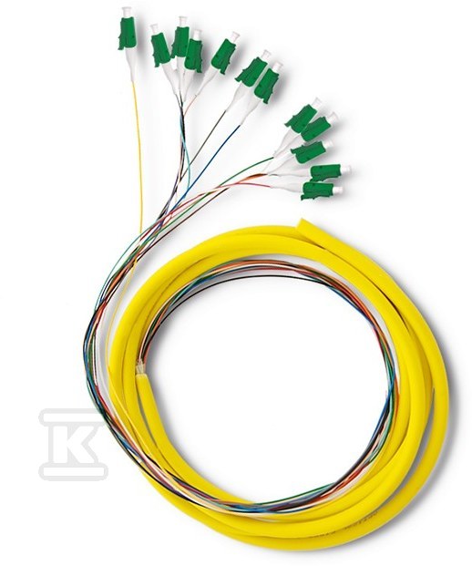 Pigtail światłowodowy 12x LC/APC Singlemode G657A2 2m