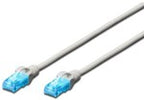 Patchcord RJ45/RJ45 U/UTP kat.5e czerwony 1m