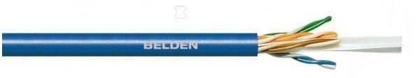 Kabel U/UTP kat.6 (karton) PVC drut niebieski