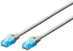 Patchcord RJ45/RJ45 U/UTP kat.6 szary 5m