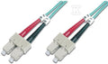 Patchcord światłowodowy SC/SC dplx MM 50/125 OM3 1,0m LS0H pomarańczowy