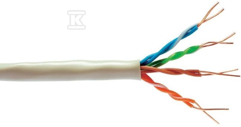 Kabel U/UTP kat. 5e (karton) PVC drut