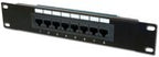 Patch-panel 19" 24x RJ45 U/UTP kat. 5e 1U czarny (RAL 9005)
