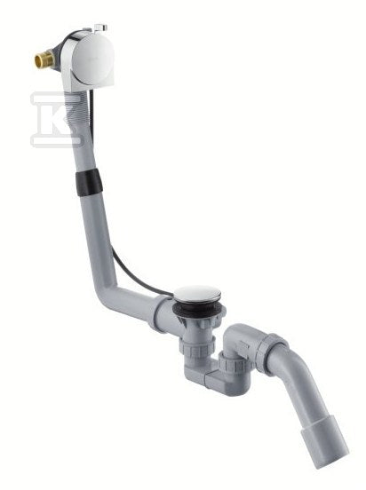 Wylewka wannowa Hansgrohe Exafill S z odpływem i przelewem - chrom 58113000
