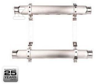 Rozdzielacz BASE Inox K1-8 G1"-G1/2" liczba obiegów 8