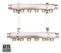 Rozdzielacz BASE Inox K2-3 G1"-G3/4" liczba obiegów 3