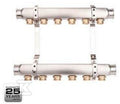 Rozdzielacz BASE Inox K2-4 G1"-G3/4" liczba obiegów 4