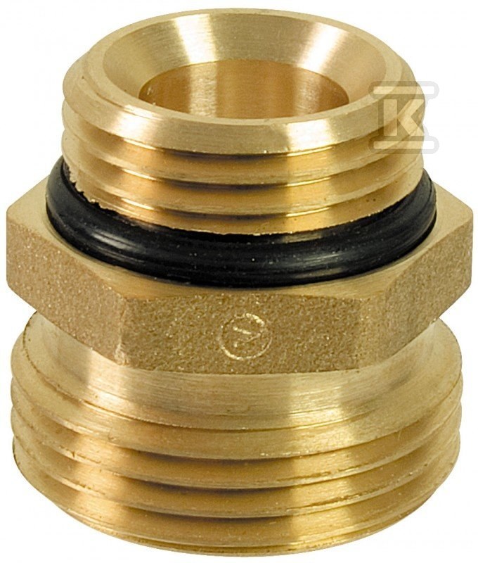 Złączka wkrętna redukcyjna z oringiem 1/2"-3/4"-18 mosiężna 1/2"-3/4"-18