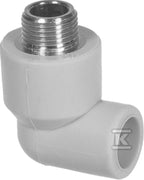 Kolano PP 90st z GZ mosiężnym 32/3/4"