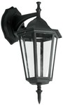 Oprawa ścienna E27 VT-761 czarna IP44
