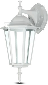 Oprawa ścienna E27 VT-750 biała IP44