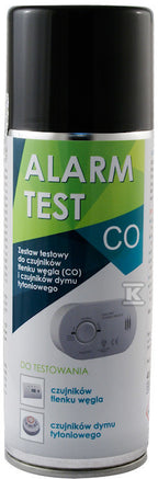 Gaz testowy do czujników czadu i dymu tytoniowego TESTER ALARM TEST