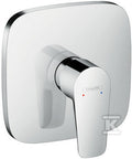 Bateria prysznicowa Hansgrohe Talis E jednouchwytowa bateria prysznicowa, montaż podtynkowy, element zewnętrzny, DN15 71765000