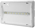 Oprawa awaryjna LED, EXIT S 3W 6000K 1h, jednozadaniowa, autotest, biała, IP65