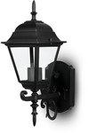 Oprawa ścienna E27 VT-761 czarna IP44