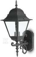 Oprawa ścienna E27 VT-761 czarna IP44