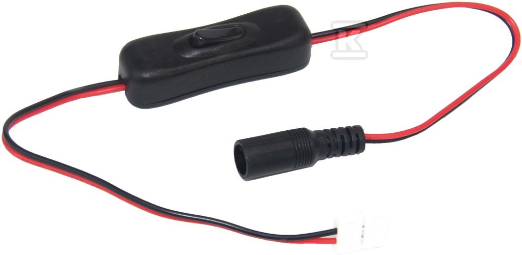 Szybkozłączka do taśm LED jednokolorowych 8mm, taśma wyłącznik zasilacz desktop