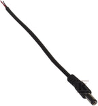 Wtyk NEXTEC DC 2,1x5,5 z przewodem 15cm