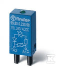 Moduł EMC, LED zielony+warystor 6-24VAC/DC