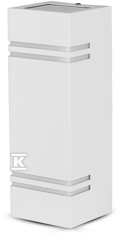 Oprawa elewacyjna VT-7662 2xGU10 biała IP44